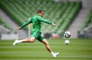 3 September 2021; Seamus Coleman during a Republic of Ireland training session at the Aviva Stadium in Dublin. Photo by Stephen McCarthy/Sportsfile