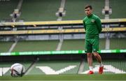 3 September 2021; Josh Cullen during a Republic of Ireland training session at the Aviva Stadium in Dublin. Photo by Stephen McCarthy/Sportsfile