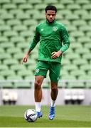 3 September 2021; Andrew Omobamidele during a Republic of Ireland training session at the Aviva Stadium in Dublin. Photo by Stephen McCarthy/Sportsfile