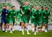 3 September 2021; James McClean during a Republic of Ireland training session at the Aviva Stadium in Dublin. Photo by Stephen McCarthy/Sportsfile