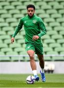 3 September 2021; Andrew Omobamidele during a Republic of Ireland training session at the Aviva Stadium in Dublin. Photo by Stephen McCarthy/Sportsfile
