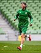 3 September 2021; Jeff Hendrick during a Republic of Ireland training session at the Aviva Stadium in Dublin. Photo by Stephen McCarthy/Sportsfile