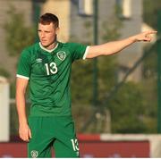 3 September 2021; Jake O'Brien of Republic of Ireland during the UEFA European U21 Championship Qualifier match between Bosnia & Herzegovina and Republic of Ireland at FF BH Football Training Centre in Zenica, Bosnia. Photo by Fedja Krvavac/Sportsfile