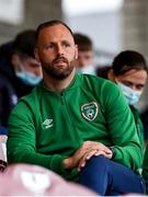 3 September 2021; Republic of Ireland U17 coach David Myler during the SSE Airtricity League First Division match between Cork City and Athlone Town at Turners Cross in Cork. Photo by Michael P Ryan/Sportsfile