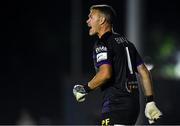 3 September 2021; Waterford goalkeeper Brian Murphy reacts during the SSE Airtricity League Premier Division match between Waterford and Dundalk at the RSC in Waterford. Photo by Piaras Ó Mídheach/Sportsfile