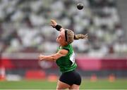 4 September 2021; Mary Fitzgerald of Ireland competing in the F40 Women's Shot Put final at the Olympic Stadium on day eleven during the Tokyo 2020 Paralympic Games in Tokyo, Japan. Photo by Sam Barnes/Sportsfile