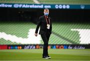 4 September 2021; Republic of Ireland manager Stephen Kenny before the FIFA World Cup 2022 qualifying group A match between Republic of Ireland and Azerbaijan at the Aviva Stadium in Dublin. Photo by Stephen McCarthy/Sportsfile