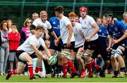 4 September 2021; Oliver Smyth of Ulster during the IRFU U18 Men's Clubs Interprovincial Championship Round 3 match between Ulster and Leinster at Newforge in Belfast. Photo by John Dickson/Sportsfile