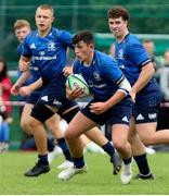 4 September 2021; Niall O'Hanlon of Leinster during the IRFU U18 Men's Clubs Interprovincial Championship Round 3 match between Ulster and Leinster at Newforge in Belfast. Photo by John Dickson/Sportsfile