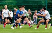 4 September 2021; Tom Larke of Leinster during the IRFU U18 Men's Clubs Interprovincial Championship Round 3 match between Ulster and Leinster at Newforge in Belfast. Photo by John Dickson/Sportsfile