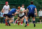 4 September 2021; Mark Lee of Ulster during the IRFU U18 Men's Clubs Interprovincial Championship Round 3 match between Ulster and Leinster at Newforge in Belfast. Photo by John Dickson/Sportsfile