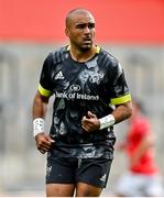 4 September 2021; Simon Zebo of Munster Grey XV during a challenge match between Munster XV Red and Munster XV Grey at Thomond Park in Limerick. Photo by Brendan Moran/Sportsfile