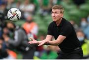 4 September 2021; Republic of Ireland manager Stephen Kenny during the FIFA World Cup 2022 qualifying group A match between Republic of Ireland and Azerbaijan at the Aviva Stadium in Dublin. Photo by Stephen McCarthy/Sportsfile