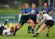 4 September 2021; Mary Healy of Leinster evades the tackle of Taryn Schutzler of Ulster during the IRFU Women's Interprovincial Championship Round 2 match between Leinster and Ulster at Energia Park in Dublin. Photo by Harry Murphy/Sportsfile