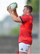 4 September 2021; Scott Buckley of Munster Red VX during a challenge match between Munster XV Red and Munster XV Grey at Thomond Park in Limerick. Photo by Brendan Moran/Sportsfile