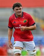 4 September 2021; Jack Daly of Munster Red VX during a challenge match between Munster XV Red and Munster XV Grey at Thomond Park in Limerick. Photo by Brendan Moran/Sportsfile