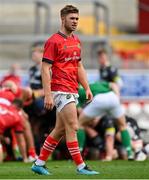4 September 2021; Jack Crowley of Munster Red VX during a challenge match between Munster XV Red and Munster XV Grey at Thomond Park in Limerick. Photo by Brendan Moran/Sportsfile