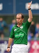 4 September 2021; Referee Barry Moloney during the IRFU Women's Interprovincial Championship Round 2 match between Leinster and Ulster at Energia Park in Dublin. Photo by Harry Murphy/Sportsfile