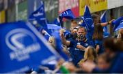 4 September 2021; Leinster supporters before the IRFU Women's Interprovincial Championship Round 2 match between Leinster and Ulster at Energia Park in Dublin. Photo by Harry Murphy/Sportsfile