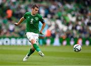 4 September 2021; Seamus Coleman of Republic of Ireland during the FIFA World Cup 2022 qualifying group A match between Republic of Ireland and Azerbaijan at the Aviva Stadium in Dublin. Photo by Seb Daly/Sportsfile
