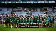 5 September 2021; The Westmeath squad before the TG4 All-Ireland Ladies Intermediate Football Championship Final match between Westmeath and Wexford at Croke Park in Dublin. Photo by Stephen McCarthy/Sportsfile