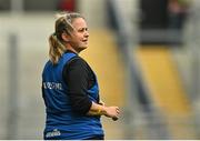 5 September 2021; Westmeath manager Lizzy Kent during the TG4 All-Ireland Ladies Intermediate Football Championship Final match between Westmeath and Wexford at Croke Park in Dublin. Photo by Eóin Noonan/Sportsfile