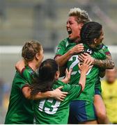 5 September 2021; Leona Archibold of Westmeath celebrates with team-mates after the TG4 All-Ireland Ladies Intermediate Football Championship Final match between Westmeath and Wexford at Croke Park in Dublin. Photo by Eóin Noonan/Sportsfile