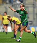5 September 2021; Leona Archibold of Westmeath celebrates after the TG4 All-Ireland Ladies Intermediate Football Championship Final match between Westmeath and Wexford at Croke Park in Dublin. Photo by Eóin Noonan/Sportsfile