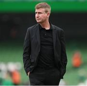 4 September 2021; Republic of Ireland manager Stephen Kenny before the FIFA World Cup 2022 qualifying group A match between Republic of Ireland and Azerbaijan at the Aviva Stadium in Dublin. Photo by Michael P Ryan/Sportsfile