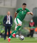 4 September 2021; John Egan of Republic of Ireland during the FIFA World Cup 2022 qualifying group A match between Republic of Ireland and Azerbaijan at the Aviva Stadium in Dublin. Photo by Michael P Ryan/Sportsfile