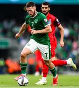 4 September 2021; Matt Doherty of Republic of Ireland during the FIFA World Cup 2022 qualifying group A match between Republic of Ireland and Azerbaijan at the Aviva Stadium in Dublin. Photo by Michael P Ryan/Sportsfile