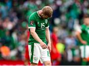 4 September 2021; Daryl Horgan of Republic of Ireland after the FIFA World Cup 2022 qualifying group A match between Republic of Ireland and Azerbaijan at the Aviva Stadium in Dublin. Photo by Michael P Ryan/Sportsfile
