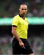 4 September 2021; Referee Jérôme Brisard during the FIFA World Cup 2022 qualifying group A match between Republic of Ireland and Azerbaijan at the Aviva Stadium in Dublin. Photo by Michael P Ryan/Sportsfile