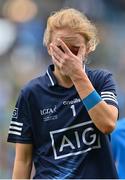 5 September 2021; Ciara Trant of Dublin dejected after the TG4 All-Ireland Ladies Senior Football Championship Final match between Dublin and Meath at Croke Park in Dublin. Photo by Brendan Moran/Sportsfile