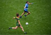 5 September 2021; Emma Duggan of Meath shoots to score her side's goal during the TG4 All-Ireland Ladies Senior Football Championship Final match between Dublin and Meath at Croke Park in Dublin. Photo by Stephen McCarthy/Sportsfile