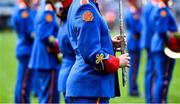 5 September 2021; A general view of a uniform belonging to a member of the Artane School of Music Band before the TG4 All-Ireland Ladies Senior Football Championship Final match between Dublin and Meath at Croke Park in Dublin. Photo by Piaras Ó Mídheach/Sportsfile