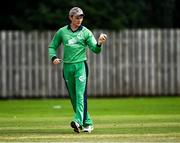 6 September 2021; Stephen Doheny of Ireland Wolves during the one day match between Ireland Wolves and Zimbabwe XI at Belmont Park in Belfast. Photo by Piaras Ó Mídheach/Sportsfile