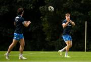 6 September 2021; Garry Ringrose, right, during the Leinster Rugby training session at UCD in Dublin. Photo by Harry Murphy/Sportsfile