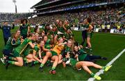 5 September 2021; Meath players after the TG4 All-Ireland Ladies Senior Football Championship Final match between Dublin and Meath at Croke Park in Dublin. Photo by Eóin Noonan/Sportsfile