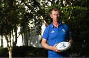6 September 2021; Head coach Leo Cullen during a Leinster Rugby press conference at Leinster HQ in Dublin. Photo by Harry Murphy/Sportsfile