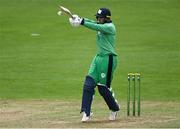 6 September 2021; Murray Commins of Ireland Wolves bats during the one day match between Ireland Wolves and Zimbabwe XI at Belmont Park in Belfast. Photo by Piaras Ó Mídheach/Sportsfile