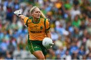 5 September 2021; Meath goalkeeper Monica McGuirk during the TG4 All-Ireland Ladies Senior Football Championship Final match between Dublin and Meath at Croke Park in Dublin. Photo by Eóin Noonan/Sportsfile