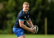 6 September 2021; Dan Leavy during a Leinster Rugby press conference at Leinster HQ in Dublin. Photo by Harry Murphy/Sportsfile