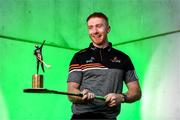 7 September 2021; PwC GAA/GPA Hurler of the Month Award for August, Cian Lynch of Limerick, with his award at Patrickswell GAA Club in Barnakyle, Limerick. Photo by Diarmuid Greene/Sportsfile