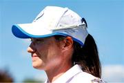 6 September 2021; Leona Maguire of Team Europe during an interview after winning her individual match on day three of the Solheim Cup at the Inverness Club in Toledo, Ohio, USA. Photo by Brian Spurlock/Sportsfile