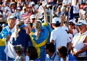 6 September 2021; Team Europe celebrates with the Solheim Cup during the closing ceremonies on day three of the Solheim Cup at the Inverness Club in Toledo, Ohio, USA. Photo by Brian Spurlock/Sportsfile