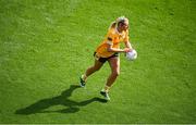5 September 2021; Áine Tubridy of Antrim during the TG4 All-Ireland Ladies Junior Football Championship Final match between Antrim and Wicklow at Croke Park in Dublin. Photo by Stephen McCarthy/Sportsfile