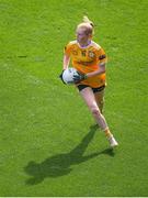 5 September 2021; Theresa Mellon of Antrim during the TG4 All-Ireland Ladies Junior Football Championship Final match between Antrim and Wicklow at Croke Park in Dublin. Photo by Stephen McCarthy/Sportsfile