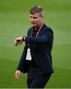 7 September 2021; Republic of Ireland manager Stephen Kenny before the FIFA World Cup 2022 qualifying group A match between Republic of Ireland and Serbia at the Aviva Stadium in Dublin. Photo by Stephen McCarthy/Sportsfile