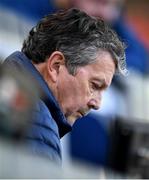 7 September 2021; RTE commentator George Hamilton before the FIFA World Cup 2022 qualifying group A match between Republic of Ireland and Serbia at the Aviva Stadium in Dublin. Photo by Ben McShane/Sportsfile